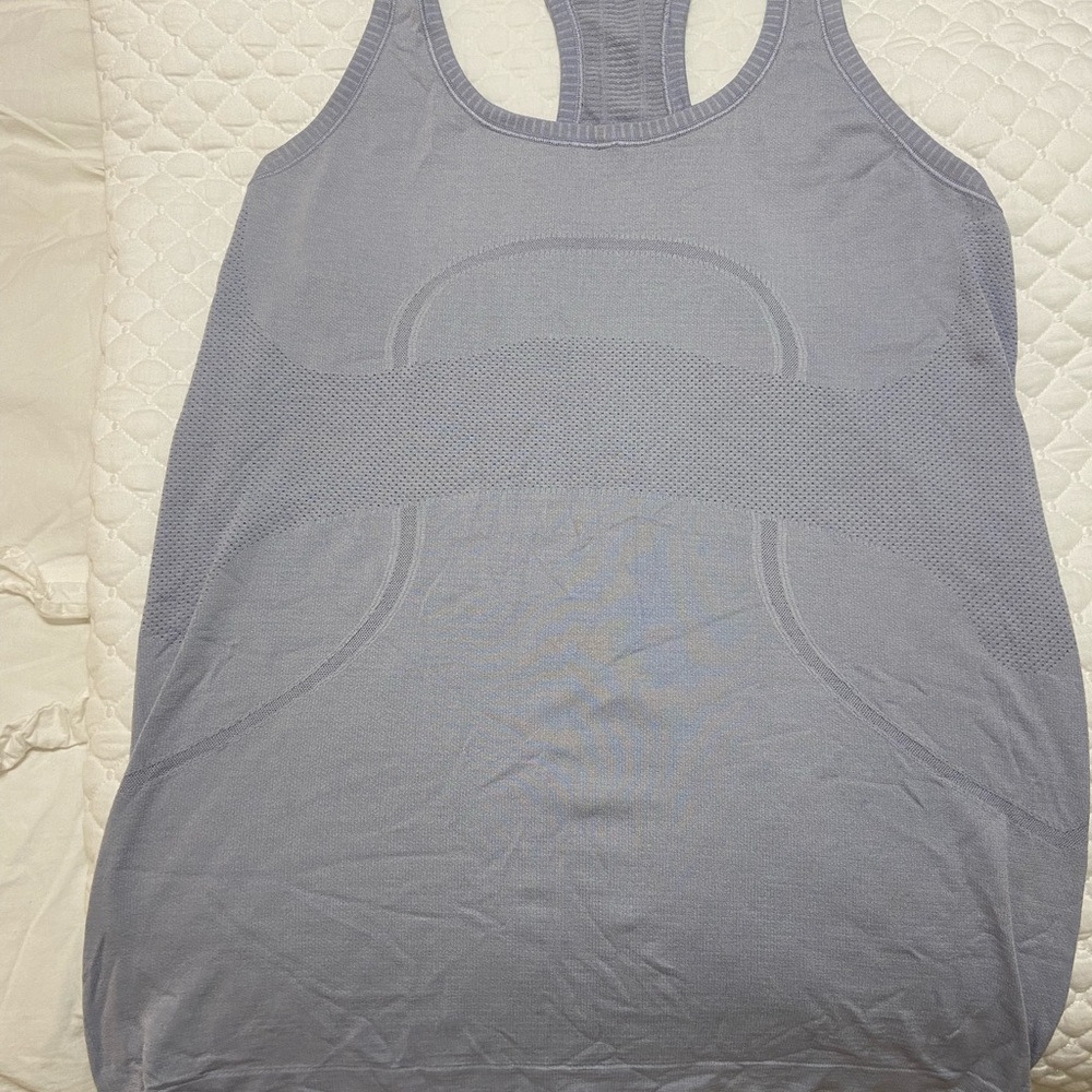 Swiftly Tech Racerback Tank Top/BERRY MIST/10 - Picture 2 of 3